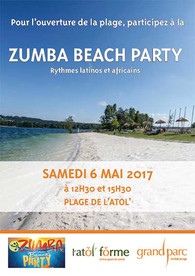 Zumba Beach Party : Ouverture de la plage