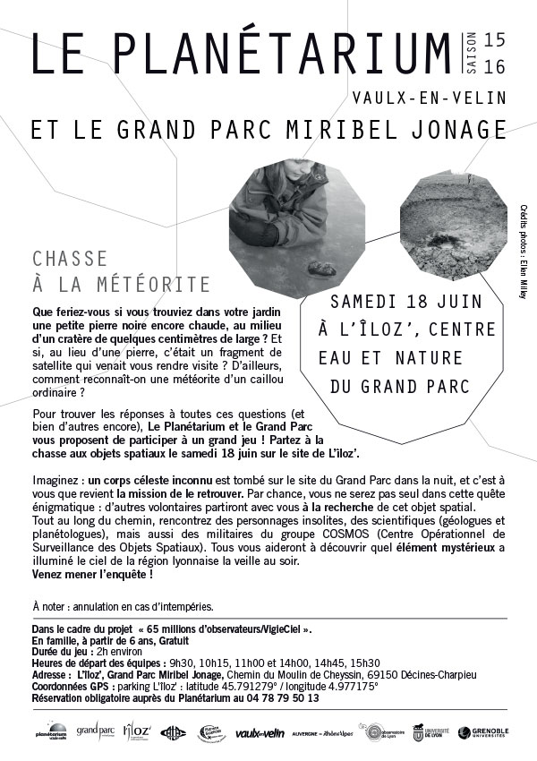 Partez à la chasse à la météorite