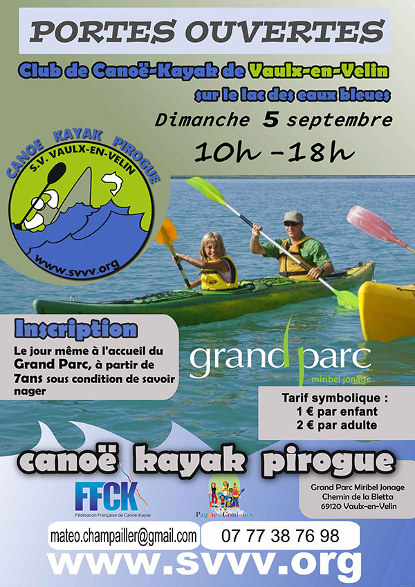 Porte ouverte Canoë / Kayak