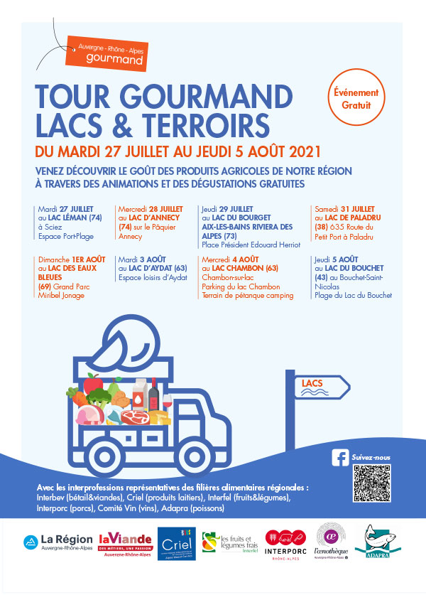 Tour Gourmand Lacs & Terroirs