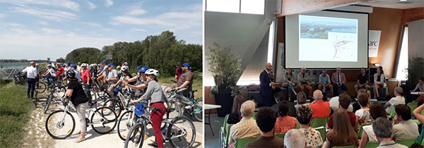 Le collectif Lyon-Genève de la ViaRhôna à l'honneur au Grand Parc !