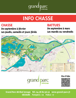 Carte de la Chasse 2022/2023 au Grand Parc