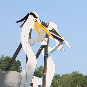 Aire de jeux du Héron, Castor et Fontanil