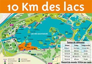 Circuit Course à pied n°1 : Les 10 km des lacs