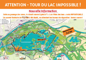 Circuit Course à pied n°1b : Les 11 km des lacs