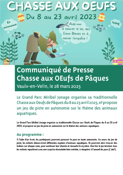 Chasse aux oeufs 2023