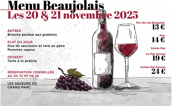 Menu Beaujolais 2025